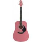 Guitare enfant 3/4 folk rose