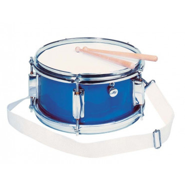 Caisse claire pour enfant - bleue métallisée - Percussions enfants