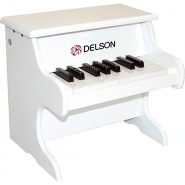 Piano enfant Delson blanc - piano en jouet : NOIZIKIDZ