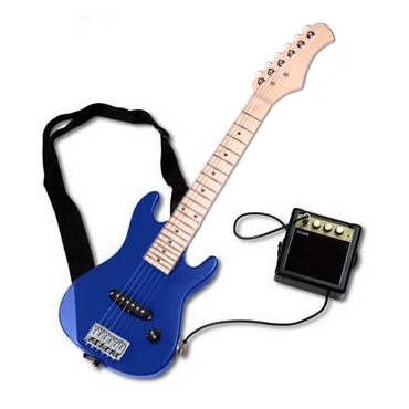 Mini Guitare Electrique Starsinger bleu