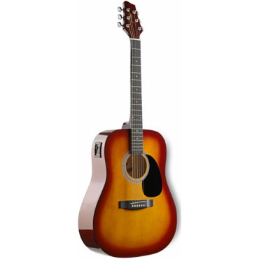 Guitare Folk Electroacoustique 4/4 Cherryburst