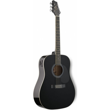 Guitare Folk Electroacoustique 4/4 Noir