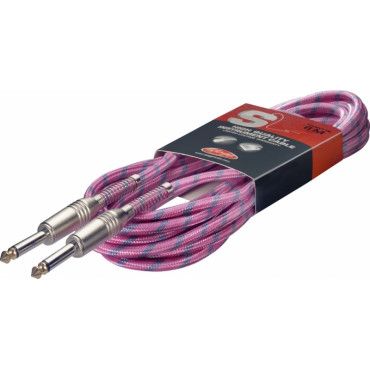 Câble Corde jack/jack 6m rose