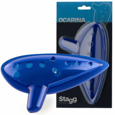 Ocarina  en plastique bleu