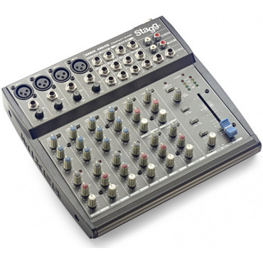 Stagg - Table de mixage 8 pistes - Enregistrement et sonorisation 