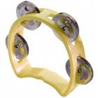 Mini tambourin cymbalettes jaune