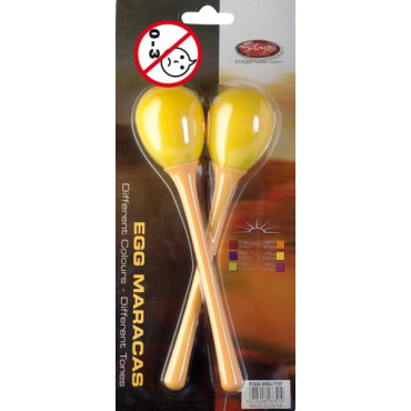 Maracas oeufs Jaune