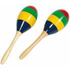 Maracas bois peint 4 couleurs