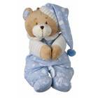 Peluche musicale Ourson Bleu