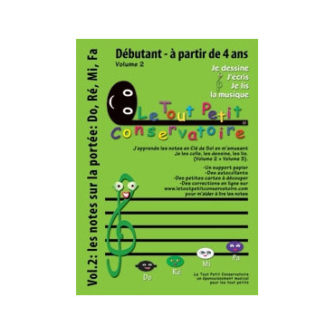 Le Tout Petit Conservatoire 4-6 ans - Volume 2