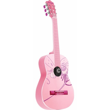 Guitare classique rose enfant 1/4 pas cher - Noizikidz