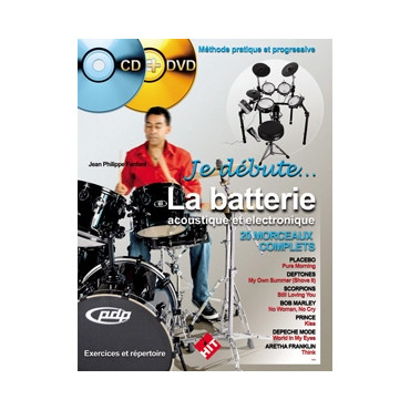 Je débute la batterie CD + DVD