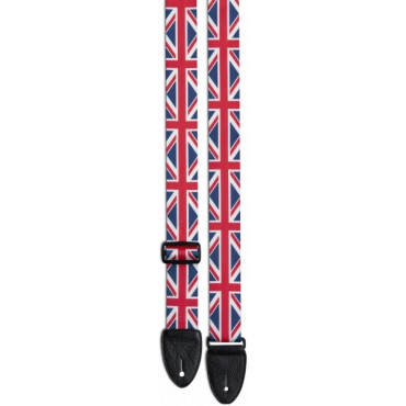 Courroie guitare - Union-Jack