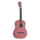Guitare classique 4/4 tilleul rose