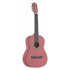 Guitare classique 4/4 tilleul rose