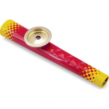 Kazoo Métal Rouge et Jaune