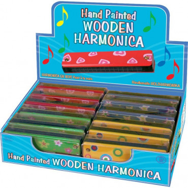 Harmonica Bois Multicolore