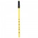 Flûte droite en métal 34 cm 