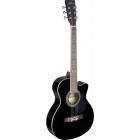 Guitare Folk Acoustique Noir