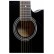 Guitare Folk Electro-Acoustique Noir