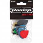 Sachet Variety Dunlop 12 médiators Pack Médium/Heavy