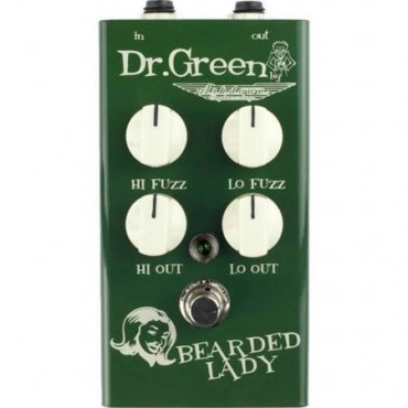 Pédale d'effet fuzz/distorsion Bearded Lady Dr. Green