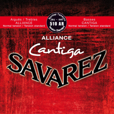 Cantiga Rouge Classique Savarez 510 AR - Cordes classiques