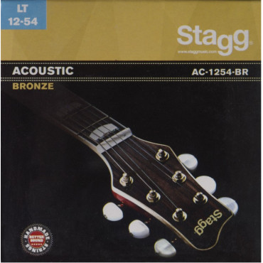 Cordes guitare acoustique AC-1254-BR bronze