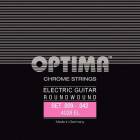 Cordes Optima Guitare Electrique Chrome Extra light 09/42