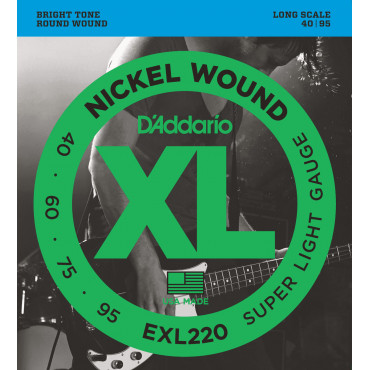 Corde basse D'Addario EXL220