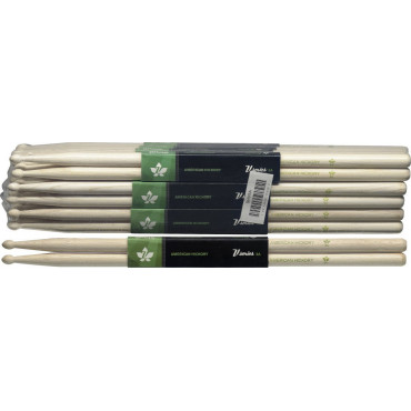 Paire de Baguettes Hickory, série V/5A - Pointe en Bois