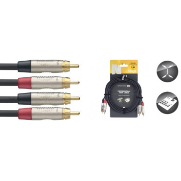 Câble bretelle - RCA m / RCA m - série