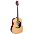 Guitare acoustique dreadnought 3/4 naturel