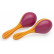 Paire de Mini-Maracas plastique bi-colore