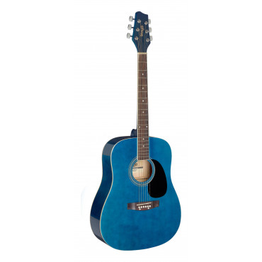 Guitare enfant 3/4 folk bleu