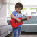 Guitare jouet rouge