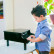 Mini-Piano à Queue Jouet Noir