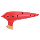 Ocarina Premium en Sol - terre cuite rouge