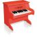Piano jouet rouge