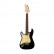 Guitare Electrique 3/4 Noire Gaucher