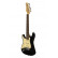 Guitare Electrique 3/4 Noire Gaucher