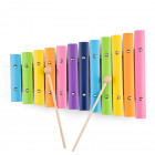 Xylophone jouet 12 tons bois coloré