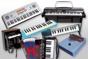 Mxzzand Accordéon pour enfant Enfants 10 touches accordéon enfants  accordéon Instrument de musique jouet jeux activite Vert